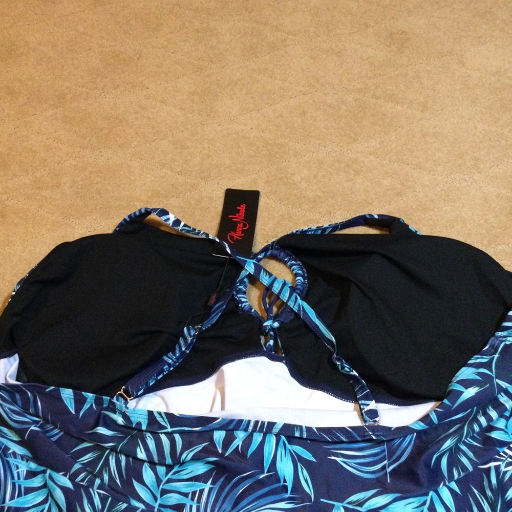 Hanna Nikole NWT 2-Piece Swim Set, 28W - Picture 6 of 16